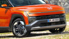 Hyundai Tucson (2026): Renderização mostra nova geração do bem-sucedido SUV. (Fonte da imagem: Motor1)