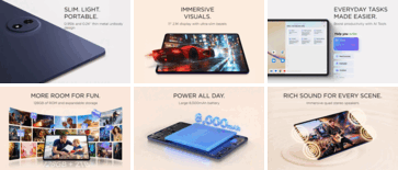 Destaques do TCL Tab A1