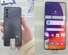 A "Galaxy A82" na natureza. (Fonte: Weibo)