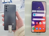 A "Galaxy A82" na natureza. (Fonte: Weibo)