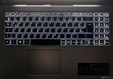 Acer Aspire 5 - iluminação de fundo