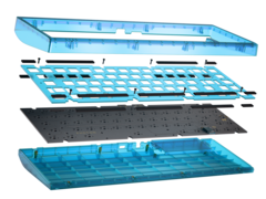 Vista explodida da construção do CannonKeys Photon Teal