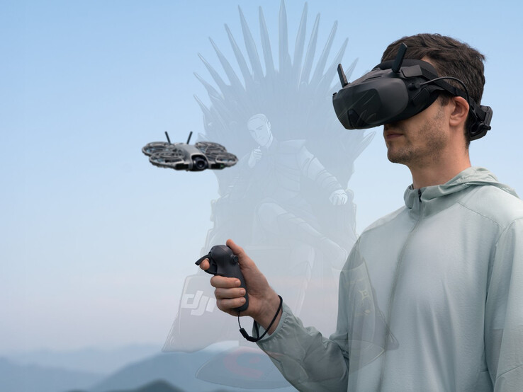 O DJI Neo 2 sendo pilotado com um par de DJI Goggles N3. (Fonte da imagem: via Igor Bogdanov)