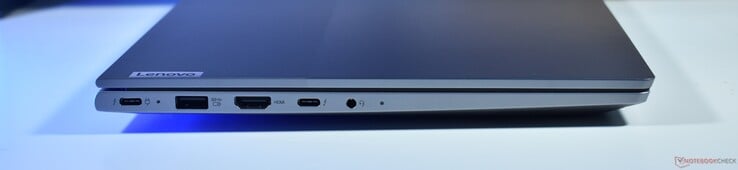 portas: Thunderbolt 4, USB-A 3.2 Gen 1, HDMI, Thunderbolt 4, áudio de 3,5 mm