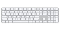 O teclado Magic Keyboard com Touch ID está disponível com e sem teclado numérico. (Fonte da imagem: Apple)