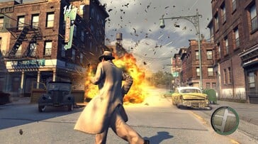 Na imagem: uma captura de tela do jogo Mafia II (Clássico).
