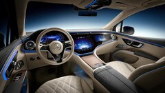 A Mercedes compartilhou o primeiro olhar dentro do SUV EQS 2023. (Fonte da imagem: Mercedes-Benz)