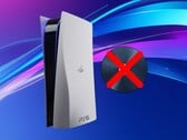 O console PS6 exibido ao lado de um disco de jogo