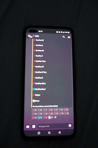 Outros exemplos da questão da coloração da tela que afeta alguns aparelhos OnePlus Nord. (Fonte da imagem: u/Jisifus)