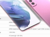 Espera-se que o smartphone Samsung Galaxy S21 FE venha em uma extensa gama de cores. (Fonte de imagem: Geekbench/LetsGoDigital/ConceptCreator - edited)