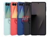 O Samsung Galaxy Z Flip 7 receberá várias capas coloridas (Fonte da imagem: Android Headlines)
