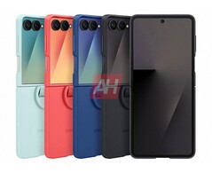 O Samsung Galaxy Z Flip 7 receberá várias capas coloridas (Fonte da imagem: Android Headlines)