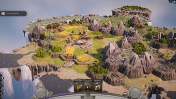 Uma imagem mostrando a jogabilidade no TerraScape.