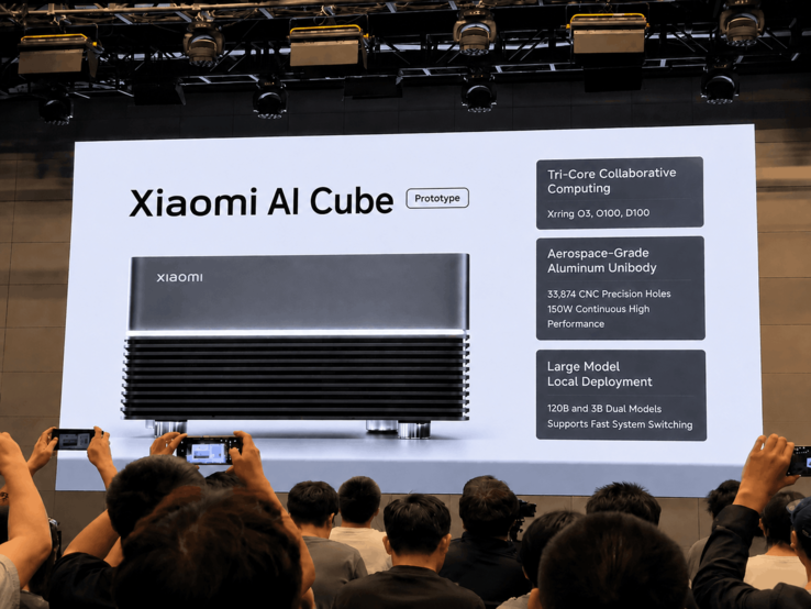 Protótipo do Xiaomi AI Cube com os chips Xring O3, O100 e D100 (tradução automática)