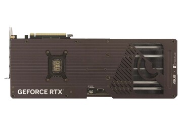 Asus GeForce RTX 5080 16GB GDDR7 Noctua OC Edition backplate. (Fonte da imagem: Asus)