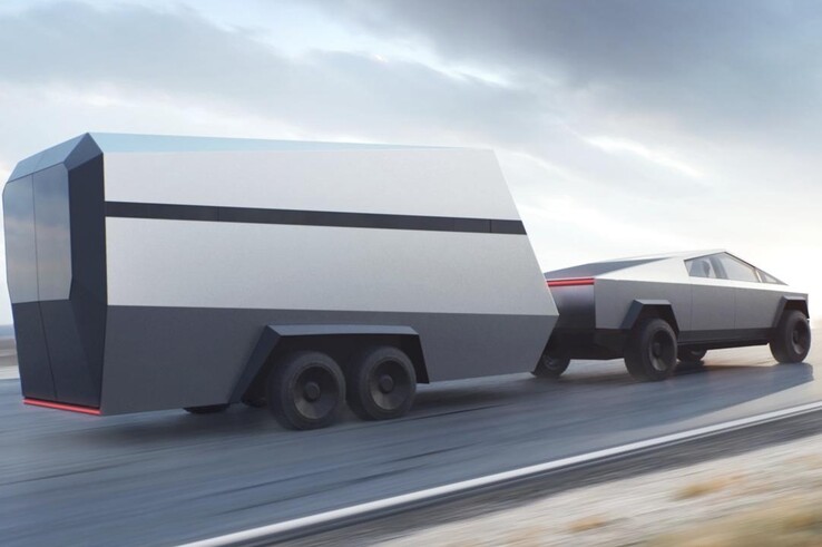 O reboque é o ponto em que o Cybertruck obtém uma vitória clara contra o F-150 Lightning, mas as implicações de alcance ainda não foram vistas. (Fonte da imagem: Tesla)