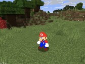 Um Minecraft mod roda o motor do clássico Super Mario 64 Jump 'n' Run (Imagem: pdxdylan)