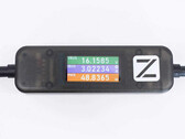 O cabo USB-C de teste de carga ChargerLAB Power-Z AK001 tem um display colorido integrado. (Fonte de imagem: ChargerLAB)