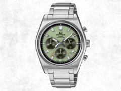 O Casio EFB-730D-2BV e o EFB-730D-3AV (foto) vazaram. (Fonte da imagem: Geesgshock via Instagram, editado)