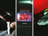 A nova colaboração Pleasures x Casio G-Shock (na foto) tem vários elementos de design que fazem referência ao Daft Punk. (Fonte da imagem: @pleasures no Instagram)