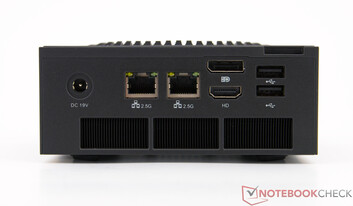 Peladn HO5 - Conexões no painel traseiro