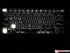 Iluminação do teclado