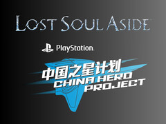 Os logotipos Lost Soul Aside e PlayStation China Hero Project são mostrados (Fonte da imagem: Sony PlayStation YouTube com edições)