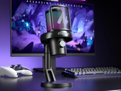 O microfone sem fio DM40 Pro da Maono vem nas opções de cor preta (foto) e branca. (Fonte da imagem: Maono)