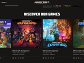 Site oficial do Minecraft hoje (Fonte: Own)