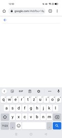 Oppo Find X3 Neo - teclado em modo retrato