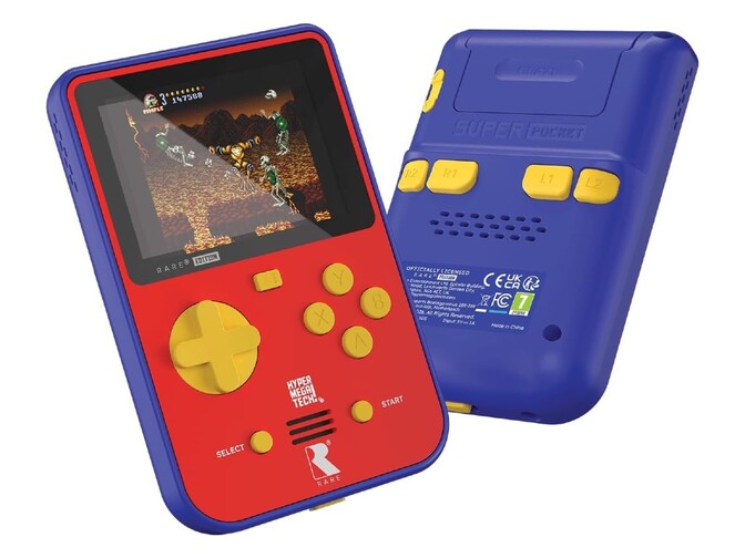 HyperMegaTech Super Pocket ganha uma edição Rare com 14 jogos
