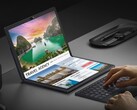 O ZenBook 17 Fold vem com capa de filme plástico expositor (imagem: ASUS)