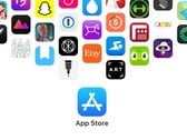 Logotipo da App Store com ícones de aplicativos populares. A Apple agora precisa defender suas taxas sobre pagamentos efetuados fora da loja.