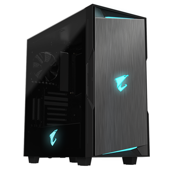 O caso AORUS C300G STEALTH... (Fonte: Gigabyte)