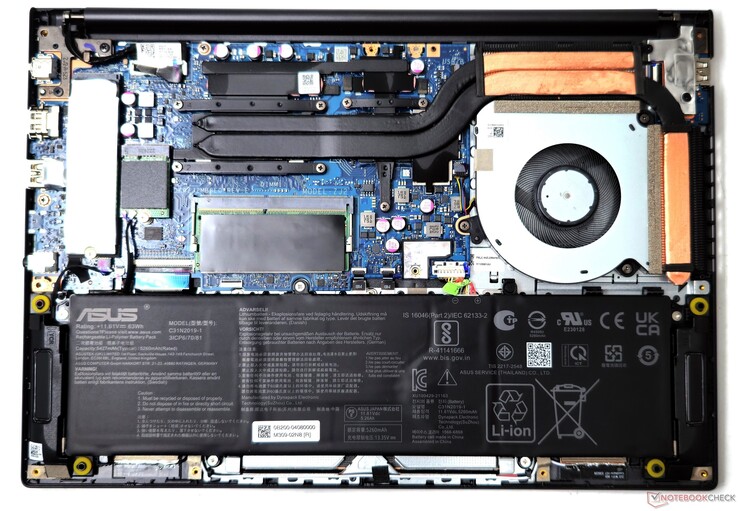Asus VivoBook 14X OLED: Parte interna