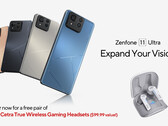 O Zenfone 11 Ultra é vendido por US$ 100/€ 100 a menos do que o ROG Phone 8. (Fonte da imagem: ASUS)