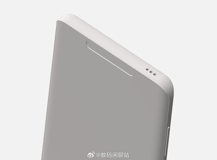 O "Mate 60 RS" em forma de renderização. (Fonte: Digital Chat Station via Weibo)