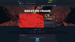 A loja “Great On Frame” no Steam