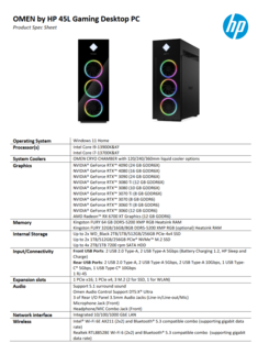 Especificações HP Omen 45L (imagem via HP)