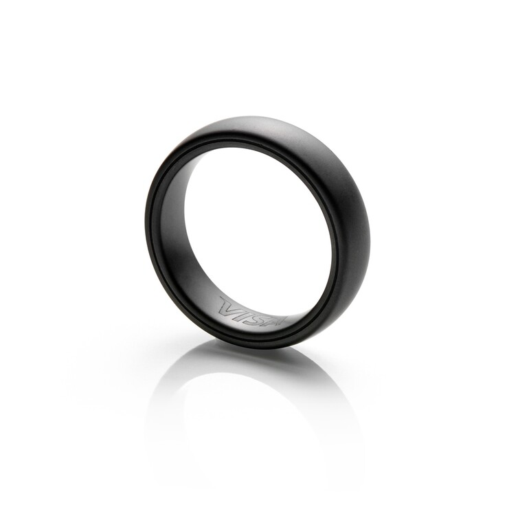 O McLEAR RingPay 2 em Stealth (preto fosco). (Fonte da imagem: McLEAR)