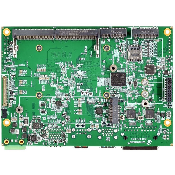 Há também um slot para cartões SIM, e é possível instalar um modem celular posteriormente.