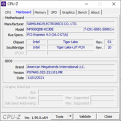 CPU-Z: Placa principal