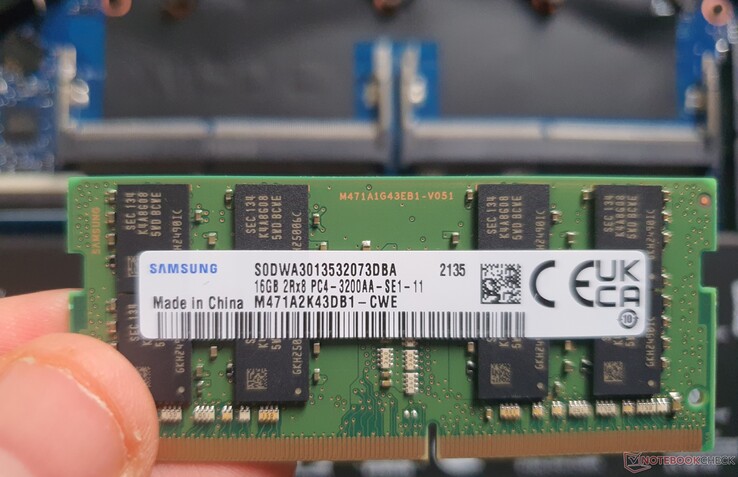 1x 16GB DDR4-3200 RAM @2933 MHz rodando em modo monocanal