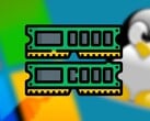 Foi realizado um teste comparativo do uso de memória RAM entre o Windows 11 e o Linux.