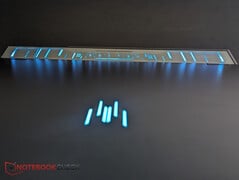 Traseira com saídas de ar