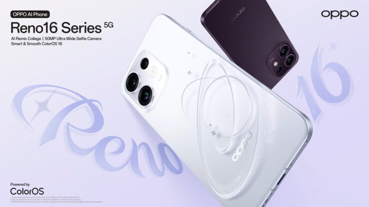 Foi confirmada a série Oppo Reno 16 para o mercado global.