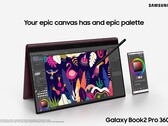 O Galaxy Book2 Pro 360 é uma alternativa conversível para o Galaxy Book2 Pro. (Fonte da imagem: Samsung)