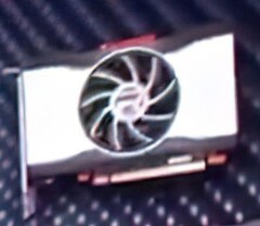 Os cartões RX 6600 XT podem apresentar um design de resfriador com ventilador único. (Fonte de imagem: AMD)