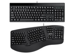 A Adesso anuncia os teclados mecânicos EasyTouch 130 (em cima) e EasyTouch 150 (embaixo). (Fonte da imagem: Adesso)