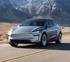 Um utilitário esportivo elétrico Tesla Model Y (Fonte da imagem: Tesla)